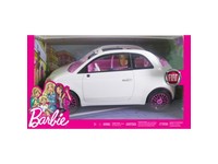 barbie white fiat car